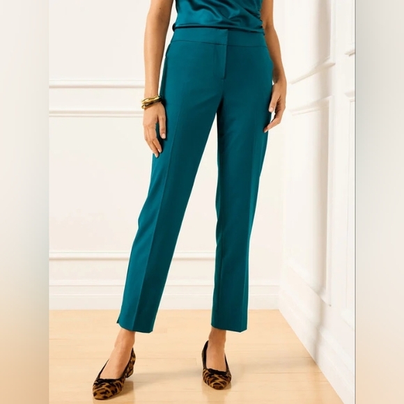 Talbots Dark Green Women's Trouser Pants Size 6P. - Picture 1 of 13